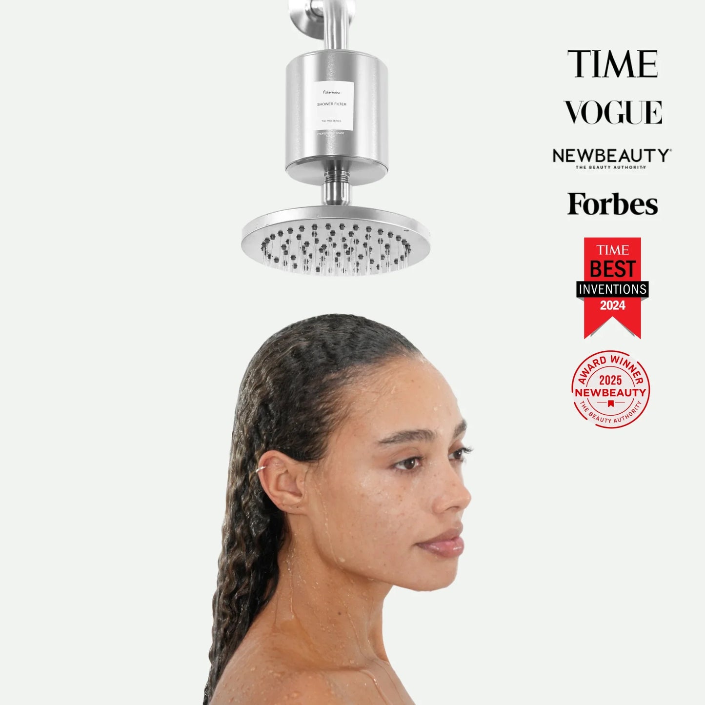 Filterbaby Pro Series Titanium Aluminum Shower Filter