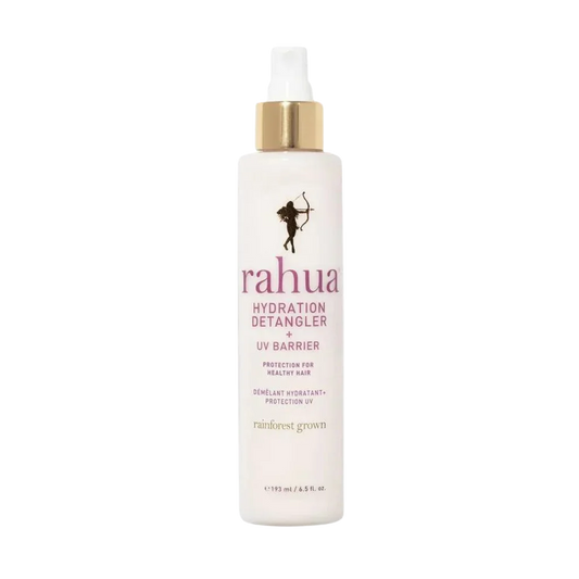 Get frizz-free, perfectly brushable hair with Rahua's Hydration Detangler + UV Barrier at MANEPRINT