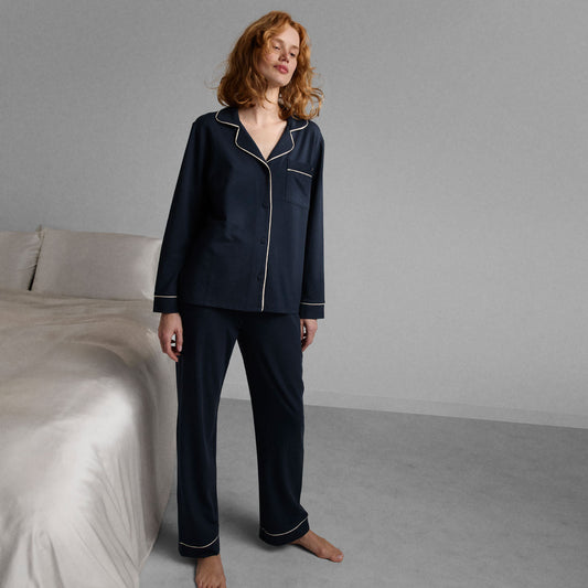 Lunya Slumberknit™ Essential Button Down Pant Set