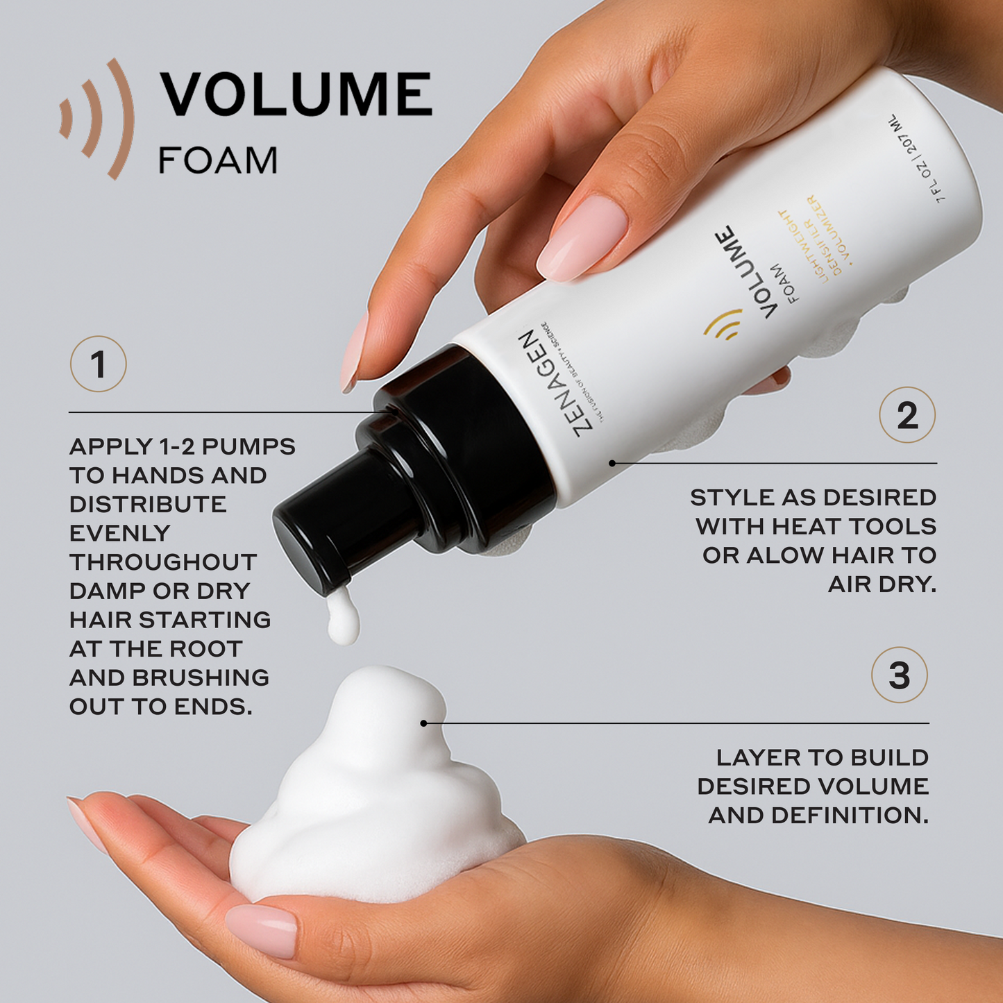 Thickening Volume Foam