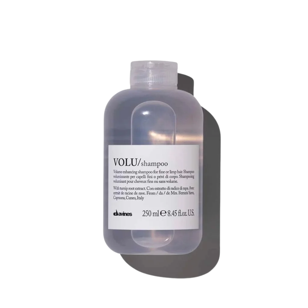 Davines VOLU Shampoo - Volumizing Shampoo for Fine Hair - Volumizing shampoo for fine or limp hair. It gently cleanses the hair making it soft and light with a lasting boost of body and volume.