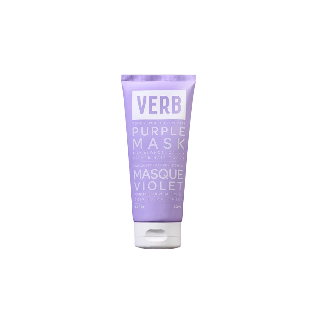 Tube of Verb Purple Mask on a white background