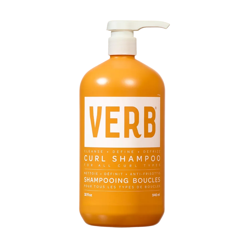 Verb Curl Shampoo at MANEPRINT – a gentle cleanser that enhances curl definition, tames frizz, and hydrates hair for soft, bouncy curls. (liter)