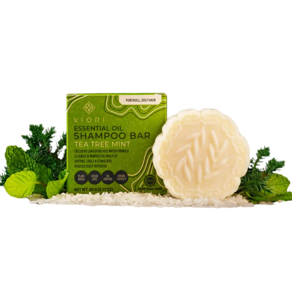 Viori Tea Tree Mint Essential Oil Shampoo Bar - MANEPRINT