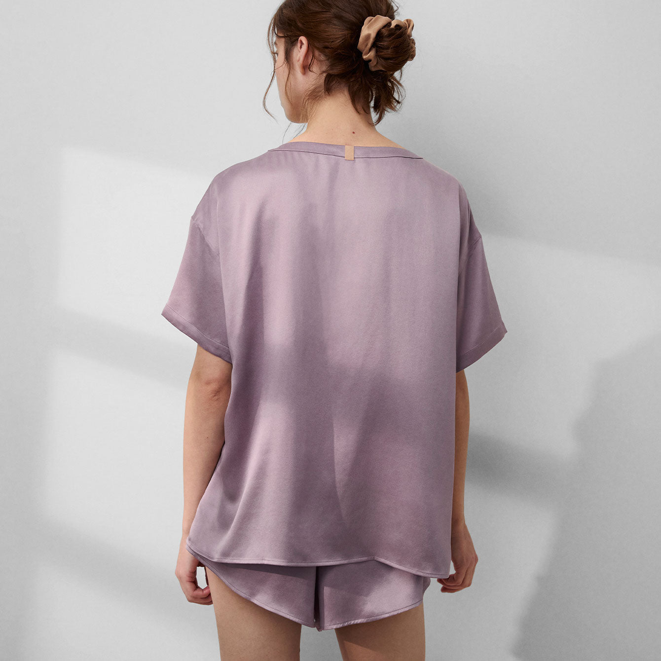 Lunya Washable Silk Tee Short Set