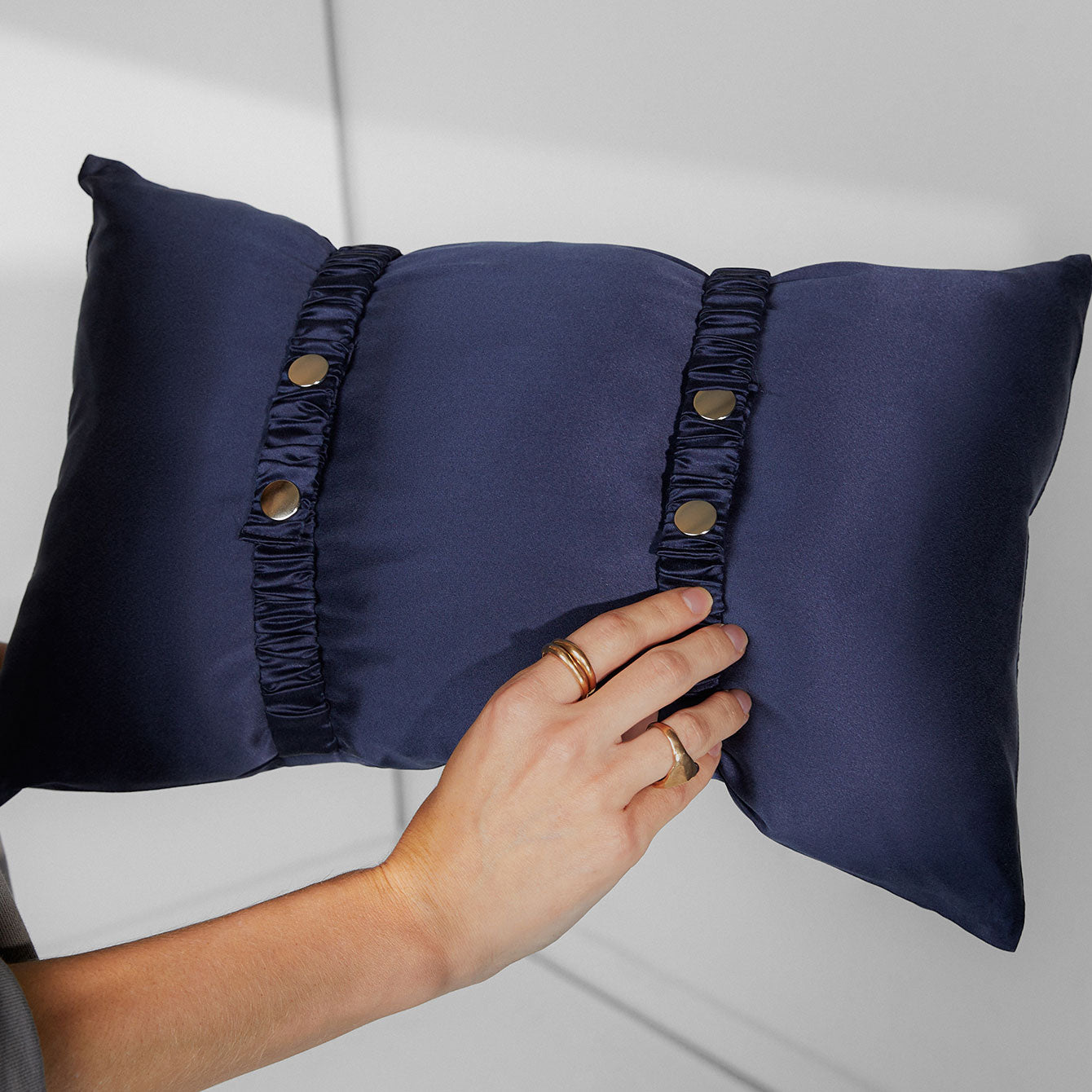 Lunya Washable Silk Travel Pillow