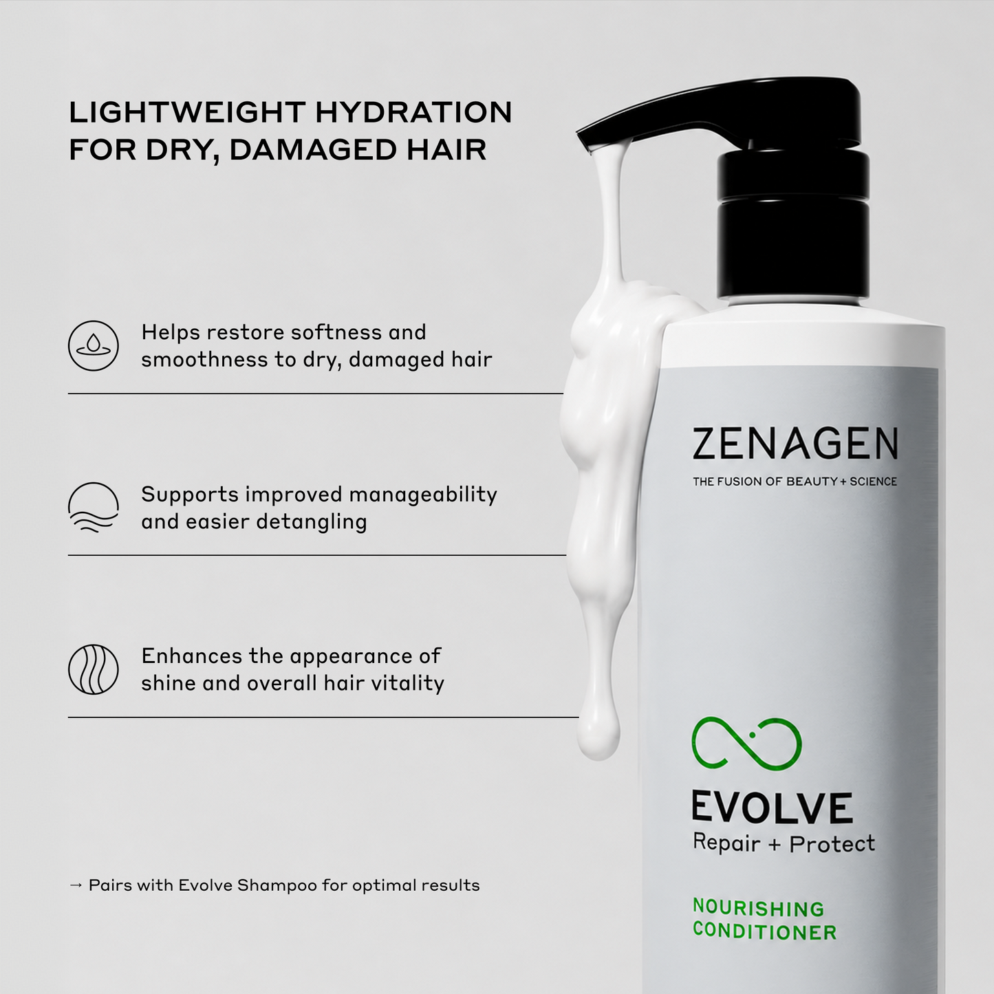 EVOLVE Shampoo & Conditioner Duo, 16 oz
