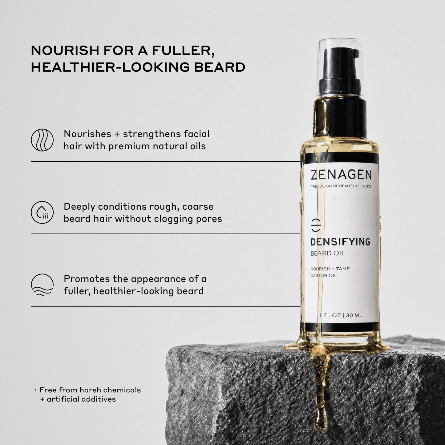 Densifying Beard Oil