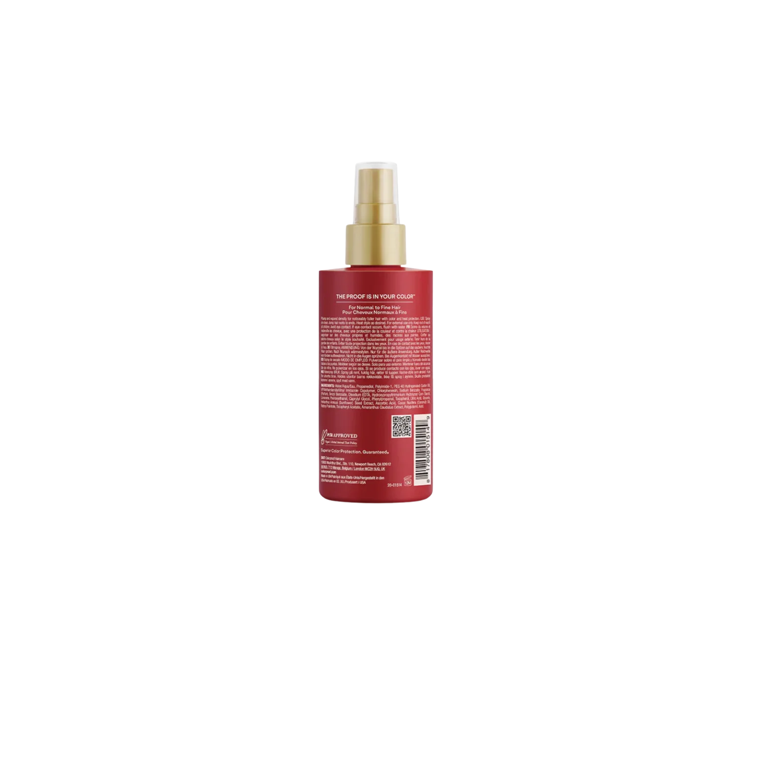 Colorproof Volume Blow Dry Spray ingredients