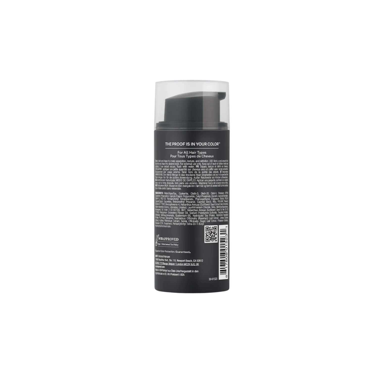 Colorproof Fiber Blast Texture Creme back