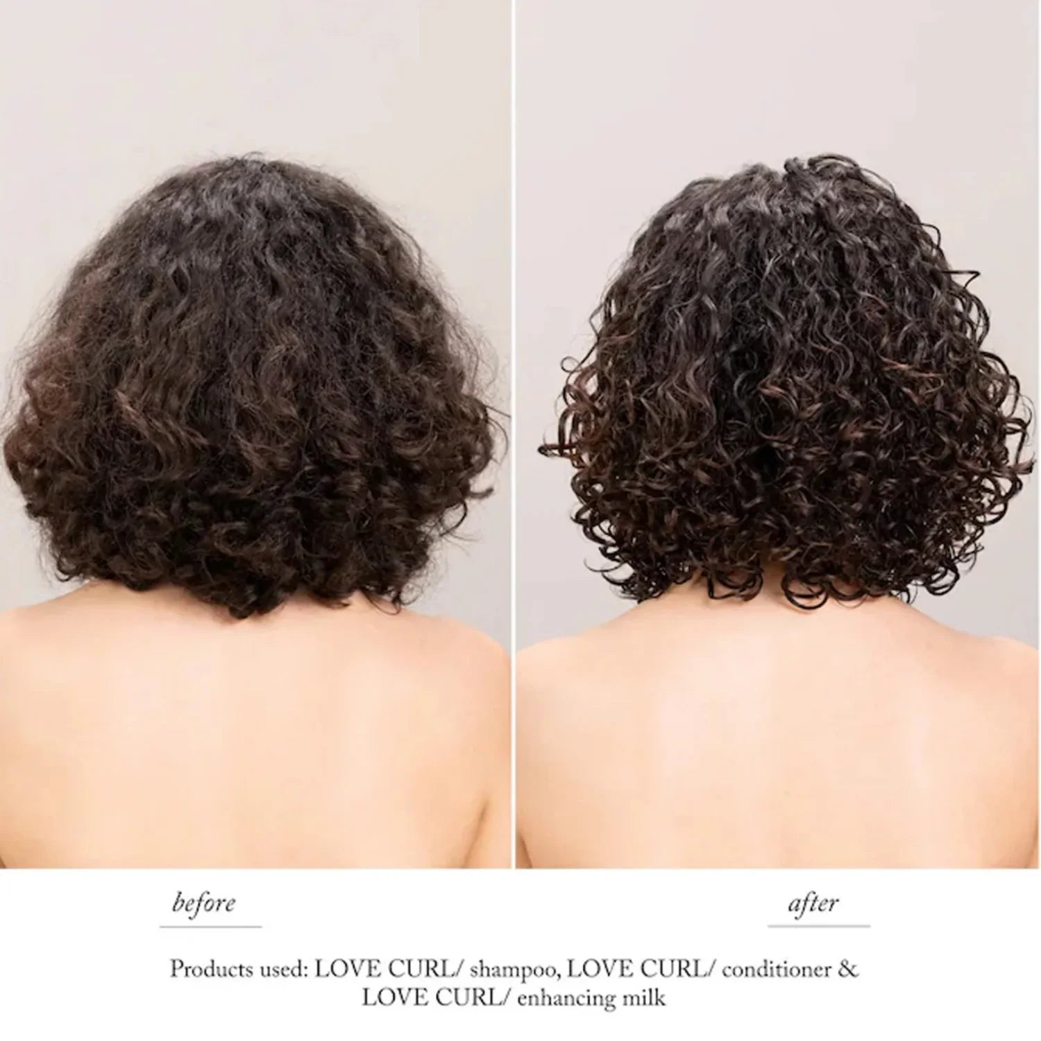 love curl before and after