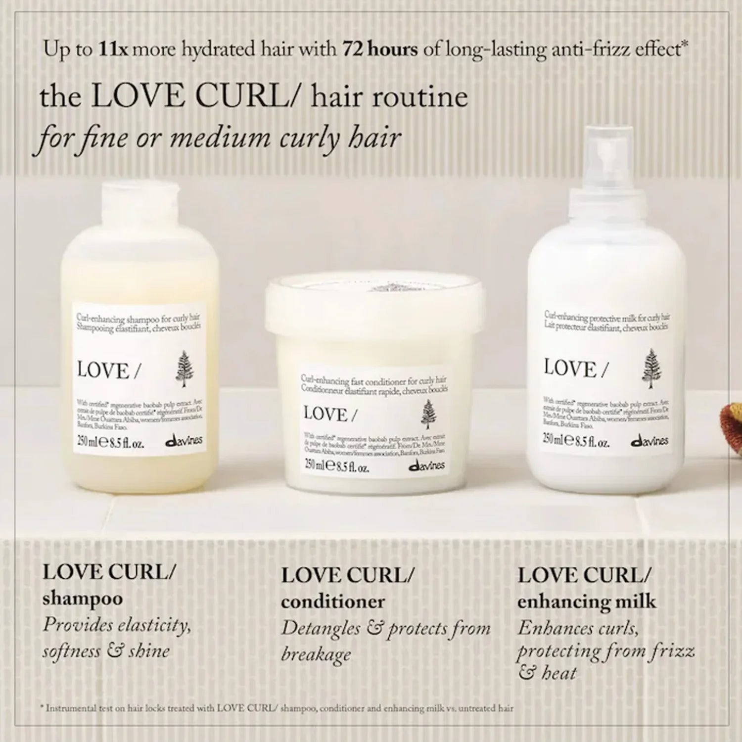 davines love curl system