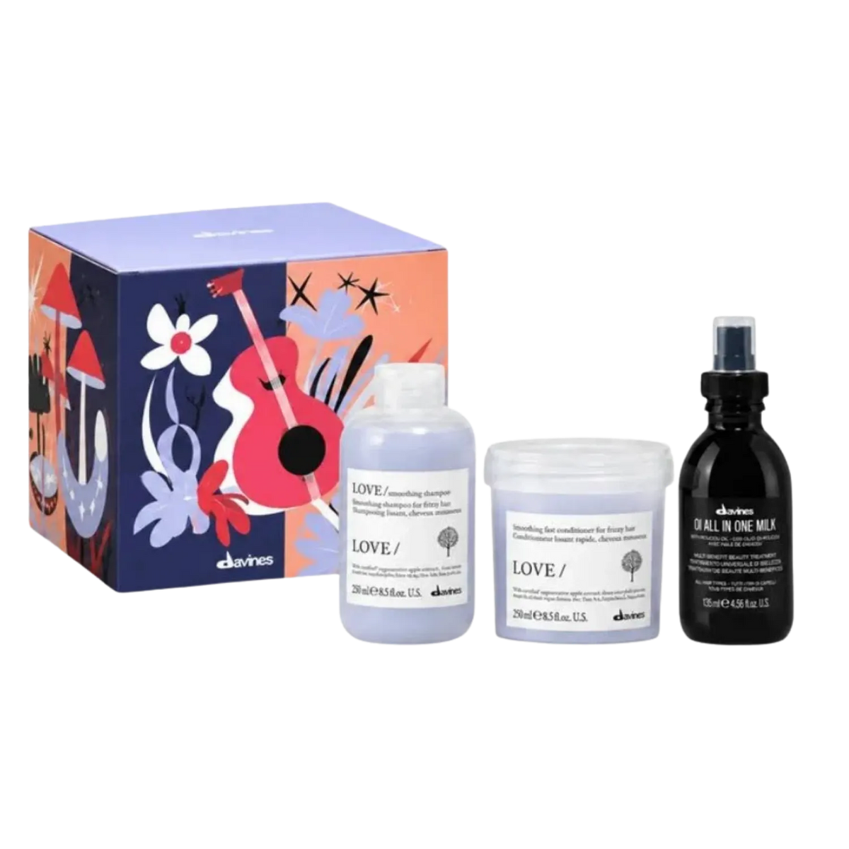 Davines Love Smoothing Duo + Oi Milk Gift Set - MANEPRINT