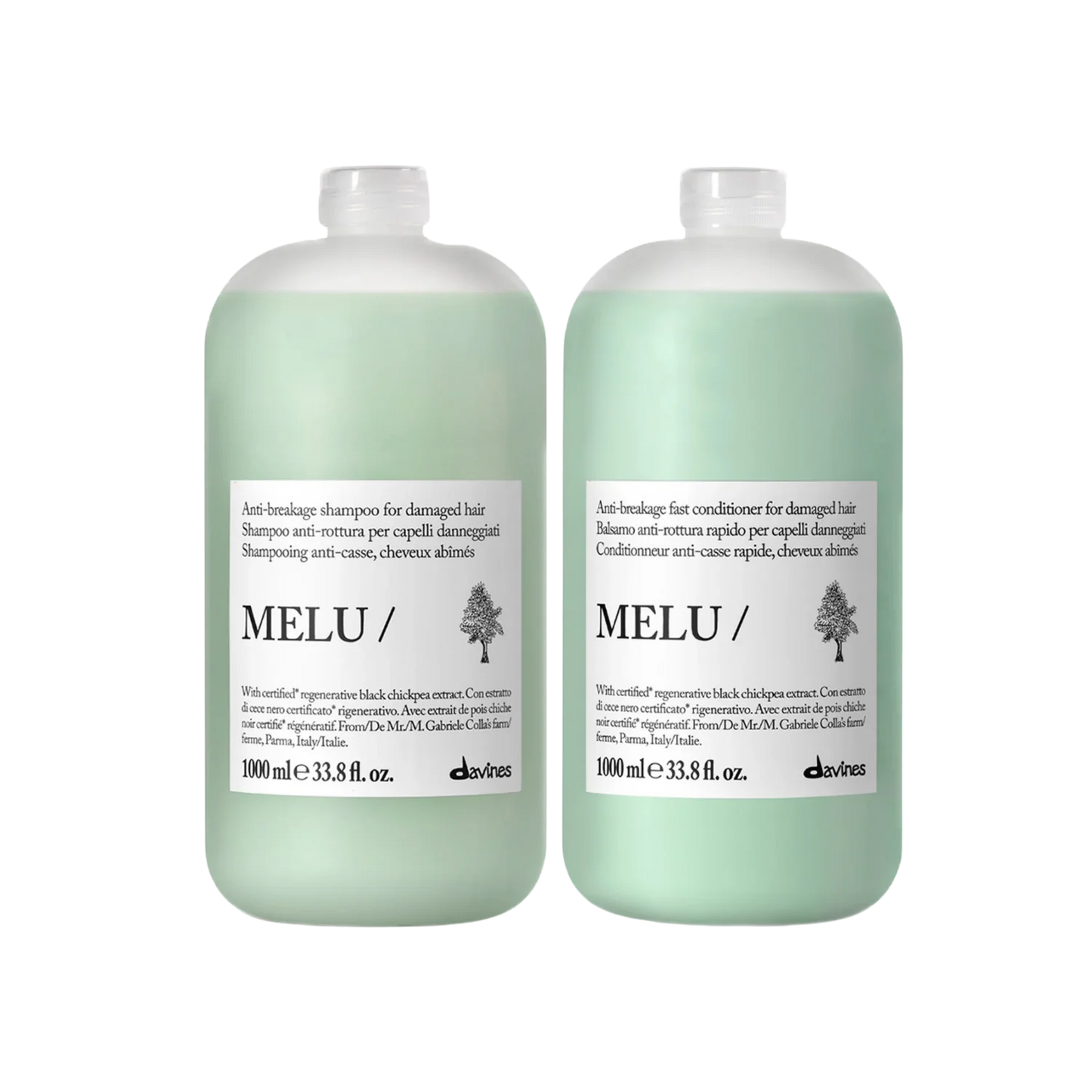 Davines Melu Shampoo & Conditioner liter set