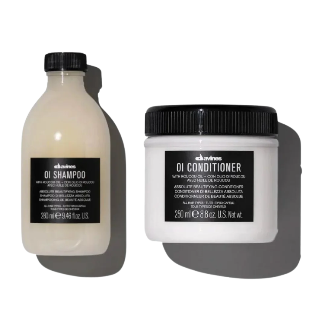 DAvines Oi Shampoo and conditinoer set full size