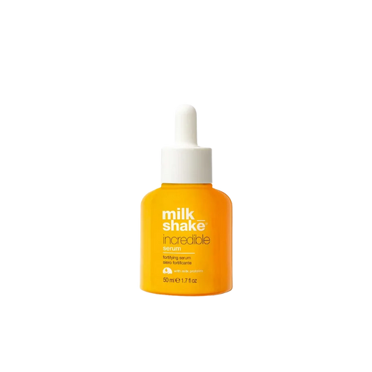 milk_shake Integrity Incredible Serum at MANEPRINT – a lightweight serum that repairs split ends, controls frizz, and adds shine for smooth, healthy-looking hair.