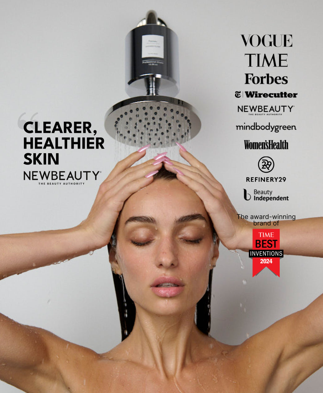 Filterbaby Pro Series Titanium Aluminum Shower Filter