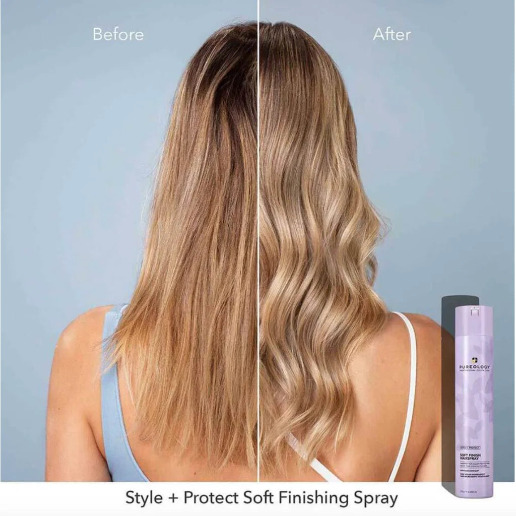 Pureology Style + Protect Soft Finish Hairspray - MANEPRINT