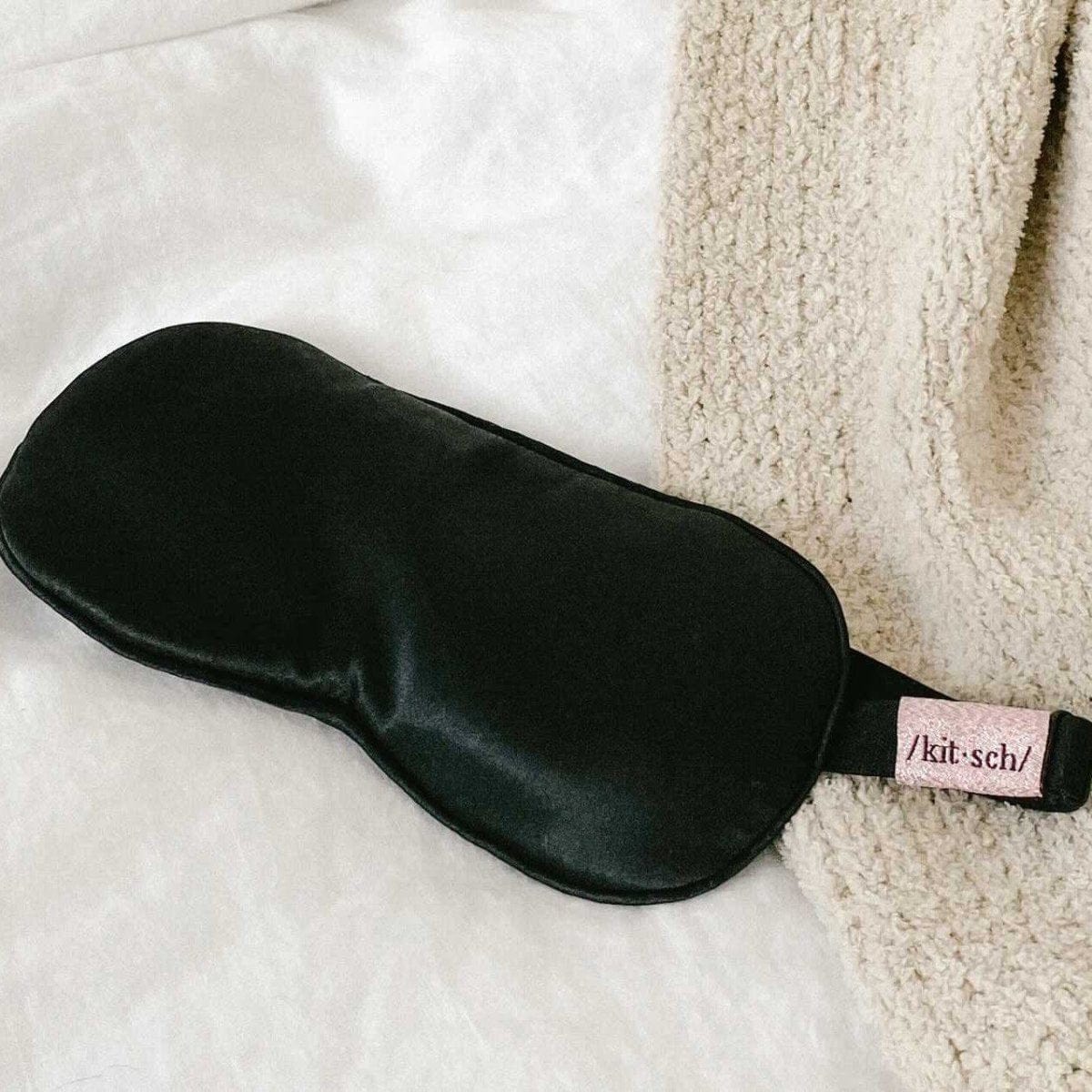 KITSCH The Lavender Weighted Satin Eye Mask